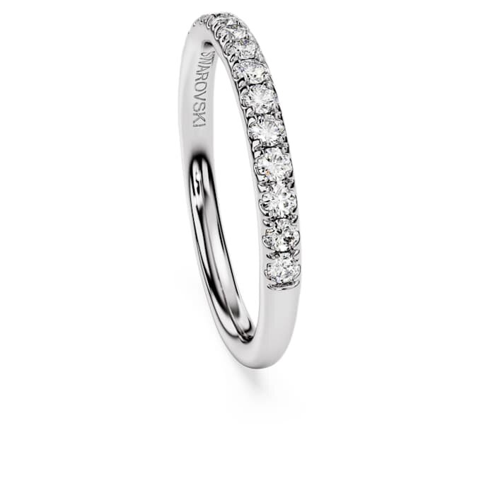 Eternity-ring med laboratoriefremstillede diamanter, 0,4 ct i alt, rund form, sterlingsølv Eternity-ring med laboratoriefremstillede diamanter, 0,4 ct i alt, rund form, sterlingsølv