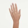 Eternity-ring med laboratoriefremstillede diamanter, 1 ct i alt, runde, 14K hvidguld Eternity-ring med laboratoriefremstillede diamanter, 1 ct i alt, runde, 14K hvidguld