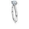 Eternity-ring med laboratoriefremstillede diamanter, 1 ct i alt, runde, 14K hvidguld Eternity-ring med laboratoriefremstillede diamanter, 1 ct i alt, runde, 14K hvidguld