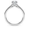 Eternity-ring med laboratoriefremstillede diamanter, 1 ct i alt, runde, 14K hvidguld Eternity-ring med laboratoriefremstillede diamanter, 1 ct i alt, runde, 14K hvidguld