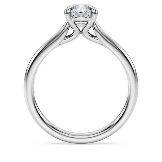 Eternity-ring med laboratoriefremstillede diamanter, 1 ct i alt, runde, 14K hvidguld Eternity-ring med laboratoriefremstillede diamanter, 1 ct i alt, runde, 14K hvidguld