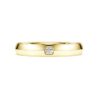 Eternity-ring med laboratoriefremstillede diamanter på i alt 0,05 ct, rund form, 14K gult guld Eternity-ring med laboratoriefremstillede diamanter på i alt 0,05 ct, rund form, 14K gult guld