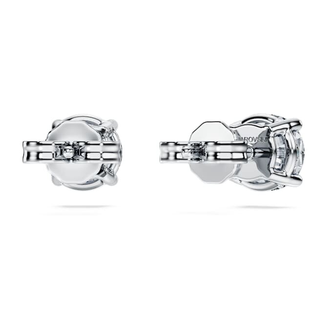 Eternity Solitaire-øreringe med laboratoriedyrkede diamanter, 2 ct i alt, rund form, 14K hvidguld Eternity Solitaire-øreringe med laboratoriedyrkede diamanter, 2 ct i alt, rund form, 14K hvidguld