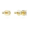 Eternity solitaire øreringe med laboratoriefremstillede diamanter, 1 ct i alt, rund form, 14K gult guld Eternity solitaire øreringe med laboratoriefremstillede diamanter, 1 ct i alt, rund form, 14K gult guld