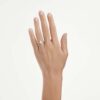 Eternity-solitaire-ring med laboratoriefremstillede diamanter, 1 ct i alt, pæreform, 14K hvidguld Eternity-solitaire-ring med laboratoriefremstillede diamanter, 1 ct i alt, pæreform, 14K hvidguld