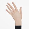 Eternity-solitaire-ring med laboratoriefremstillede diamanter, 2,2 ct i alt, rund form, 14K hvidguld Eternity-solitaire-ring med laboratoriefremstillede diamanter, 2,2 ct i alt, rund form, 14K hvidguld