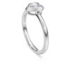 Eternity-solitaire-ring med laboratoriefremstillede diamanter på i alt 0,5 ct, hjerteform, sterlingsølv Eternity-solitaire-ring med laboratoriefremstillede diamanter på i alt 0,5 ct, hjerteform, sterlingsølv