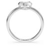 Eternity-solitaire-ring med laboratoriefremstillede diamanter på i alt 0,5 ct, hjerteform, sterlingsølv Eternity-solitaire-ring med laboratoriefremstillede diamanter på i alt 0,5 ct, hjerteform, sterlingsølv