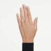 Eternity-solitaire-ring med laboratoriefremstillede diamanter på i alt 1,2 ct, rund form, 14K gult guld Eternity-solitaire-ring med laboratoriefremstillede diamanter på i alt 1,2 ct, rund form, 14K gult guld