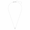 Eternity Solitaire-vedhæng med laboratoriefremstillede diamanter, 1 ct i alt, rund form, 14K hvidguld Eternity Solitaire-vedhæng med laboratoriefremstillede diamanter, 1 ct i alt, rund form, 14K hvidguld