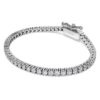 Eternity Tennis-armbånd med laboratoriefremstillede diamanter, 3 ct i alt, runde, 14K hvidguld