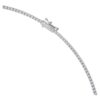 Eternity Tennis-halskæde med laboratoriefremstillede diamanter, 3 ct i alt, rund form, 14K hvidguld Eternity Tennis-halskæde med laboratoriefremstillede diamanter, 3 ct i alt, rund form, 14K hvidguld