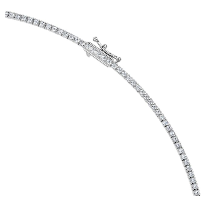 Eternity Tennis-halskæde med laboratoriefremstillede diamanter, 3 ct i alt, rund form, 14K hvidguld Eternity Tennis-halskæde med laboratoriefremstillede diamanter, 3 ct i alt, rund form, 14K hvidguld