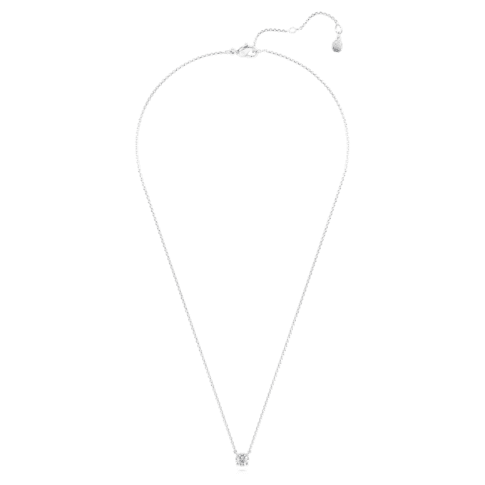 Eternity-vedhæng med laboratoriefremstillede diamanter, 0,5 ct i alt, runde, sterlingsølv Eternity-vedhæng med laboratoriefremstillede diamanter, 0,5 ct i alt, runde, sterlingsølv