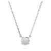 Eternity-vedhæng med laboratoriefremstillede diamanter, 0,5 ct i alt, runde, sterlingsølv Eternity-vedhæng med laboratoriefremstillede diamanter, 0,5 ct i alt, runde, sterlingsølv