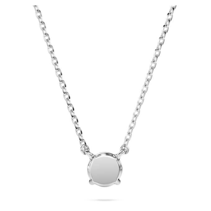 Eternity-vedhæng med laboratoriefremstillede diamanter, 0,5 ct i alt, runde, sterlingsølv Eternity-vedhæng med laboratoriefremstillede diamanter, 0,5 ct i alt, runde, sterlingsølv