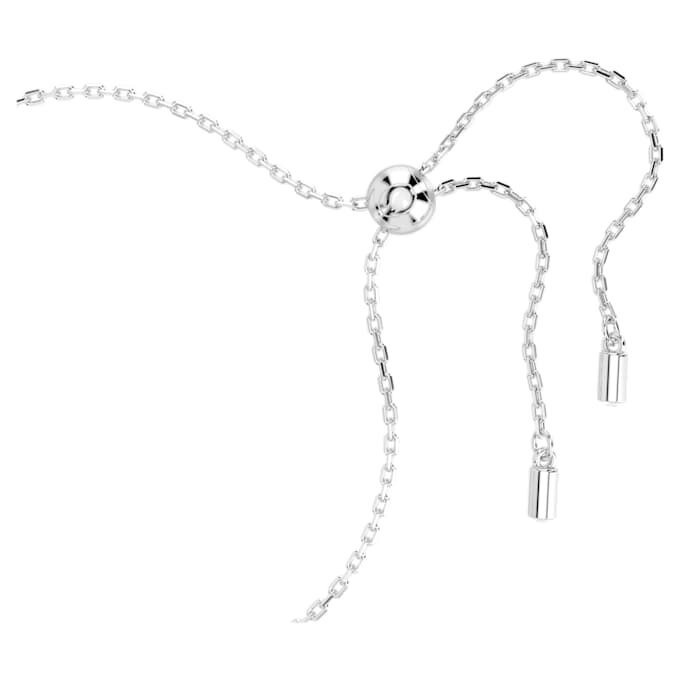 Fødselssten-armbånd med firkantet slibning, december, blå, rhodiumbelagt Fødselssten-armbånd med firkantet slibning, december, blå, rhodiumbelagt