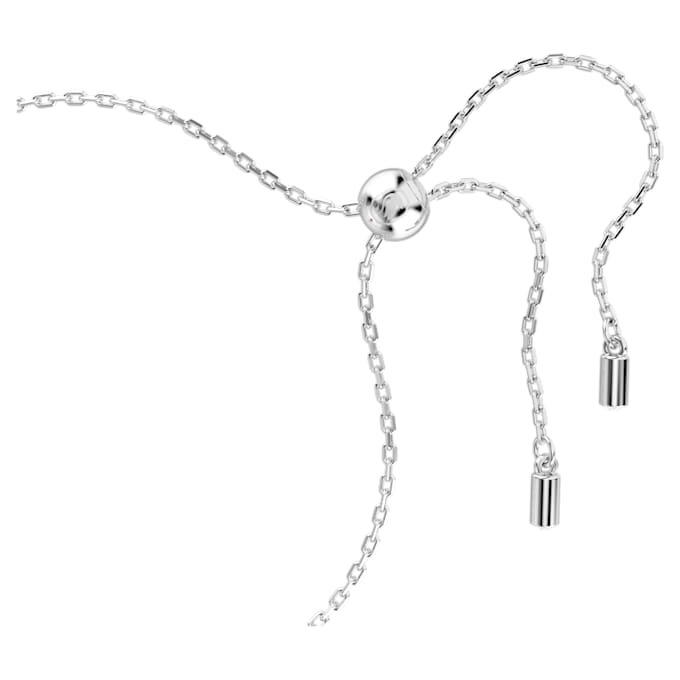 Fødselssten-armbånd med firkantet slibning, juli, rød, rhodineret Fødselssten-armbånd med firkantet slibning, juli, rød, rhodineret