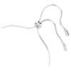 Fødselssten-armbånd med firkantet slibning, marts, blå, rhodiumbelagt Fødselssten-armbånd med firkantet slibning, marts, blå, rhodiumbelagt