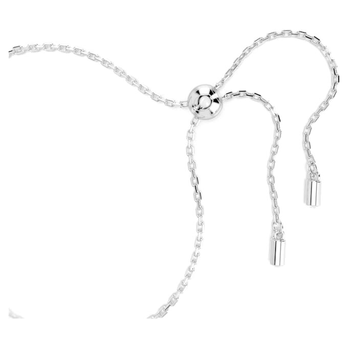 Fødselssten-armbånd med firkantet slibning, september, blå, rhodineret Fødselssten-armbånd med firkantet slibning, september, blå, rhodineret