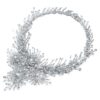 Galaxy-halskæde med laboratoriefremstillede diamanter, 156,62 ct i alt, blandede former, 18K hvidguld