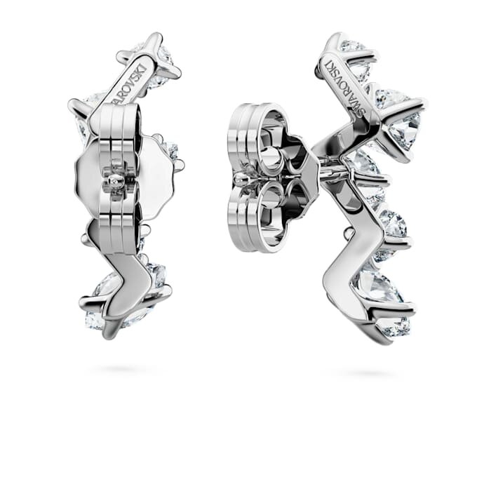 Galaxy-øremanchetter med laboratoriefremstillede diamanter, 1,25 ct i alt, blandede former, 14K hvidguld Galaxy-øremanchetter med laboratoriefremstillede diamanter, 1,25 ct i alt, blandede former, 14K hvidguld