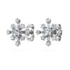 Galaxy-øreringe med laboratoriedyrkede diamanter, 0,5 ct i alt, runde, 14K hvidguld Galaxy-øreringe med laboratoriedyrkede diamanter, 0,5 ct i alt, runde, 14K hvidguld