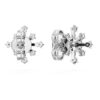 Galaxy-øreringe med laboratoriedyrkede diamanter, 0,5 ct i alt, runde, 14K hvidguld Galaxy-øreringe med laboratoriedyrkede diamanter, 0,5 ct i alt, runde, 14K hvidguld