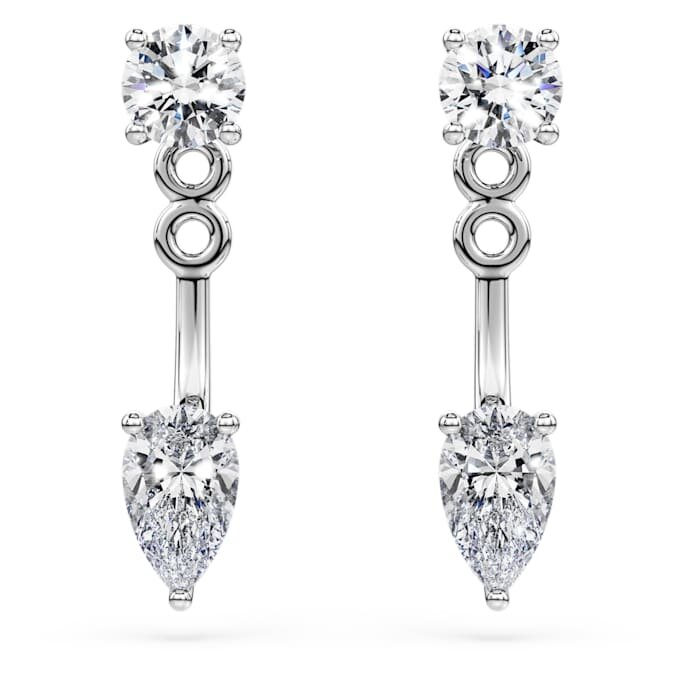Galaxy øreringe med laboratoriefremstillede diamanter, 0,82 ct i alt, blandede former, sterlingsølv Galaxy øreringe med laboratoriefremstillede diamanter, 0,82 ct i alt, blandede former, sterlingsølv