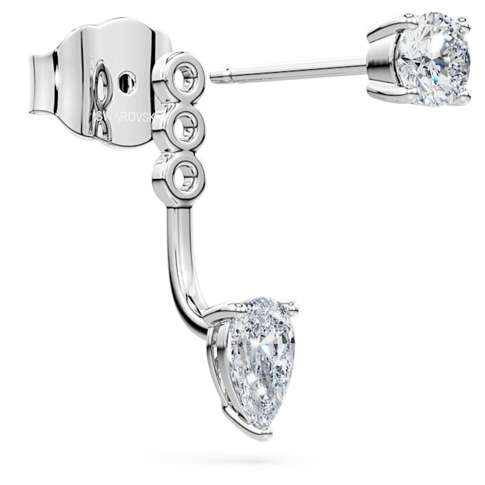 Galaxy øreringe med laboratoriefremstillede diamanter, 0,82 ct i alt, blandede former, sterlingsølv Galaxy øreringe med laboratoriefremstillede diamanter, 0,82 ct i alt, blandede former, sterlingsølv