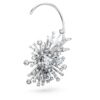 Galaxy-øreringe med laboratoriefremstillede diamanter, 14,67 ct i alt, blandede former, 18K hvidguld