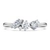 Galaxy-ring med laboratoriefremstillede diamanter, 0,43 ct i alt, blandede former, sterlingsølv Galaxy-ring med laboratoriefremstillede diamanter, 0,43 ct i alt, blandede former, sterlingsølv
