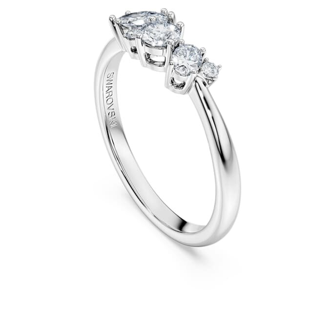 Galaxy-ring med laboratoriefremstillede diamanter, 0,43 ct i alt, blandede former, sterlingsølv Galaxy-ring med laboratoriefremstillede diamanter, 0,43 ct i alt, blandede former, sterlingsølv