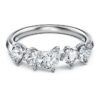Galaxy Ring med laboratoriefremstillede diamanter, 1 ct i alt, blandede former, 14K hvidguld Galaxy Ring med laboratoriefremstillede diamanter, 1 ct i alt, blandede former, 14K hvidguld