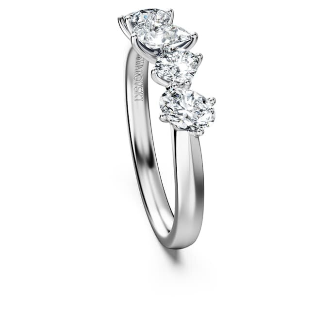 Galaxy Ring med laboratoriefremstillede diamanter, 1 ct i alt, blandede former, 14K hvidguld Galaxy Ring med laboratoriefremstillede diamanter, 1 ct i alt, blandede former, 14K hvidguld
