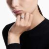 Galaxy-ring med laboratoriefremstillede diamanter, 2 ct i alt, rund form, 14K hvidguld Galaxy-ring med laboratoriefremstillede diamanter, 2 ct i alt, rund form, 14K hvidguld