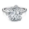 Galaxy-ring med laboratoriefremstillede diamanter, 2 ct i alt, rund form, 14K hvidguld Galaxy-ring med laboratoriefremstillede diamanter, 2 ct i alt, rund form, 14K hvidguld