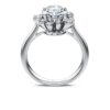 Galaxy-ring med laboratoriefremstillede diamanter, 2 ct i alt, rund form, 14K hvidguld Galaxy-ring med laboratoriefremstillede diamanter, 2 ct i alt, rund form, 14K hvidguld