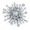 Galaxy-ring med laboratoriefremstillede diamanter, 9,5 ct i alt, blandede former, 18K hvidguld Galaxy-ring med laboratoriefremstillede diamanter, 9,5 ct i alt, blandede former, 18K hvidguld