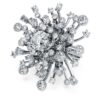 Galaxy-ring med laboratoriefremstillede diamanter, 9,5 ct i alt, blandede former, 18K hvidguld Galaxy-ring med laboratoriefremstillede diamanter, 9,5 ct i alt, blandede former, 18K hvidguld