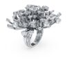 Galaxy-ring med laboratoriefremstillede diamanter, 9,5 ct i alt, blandede former, 18K hvidguld Galaxy-ring med laboratoriefremstillede diamanter, 9,5 ct i alt, blandede former, 18K hvidguld