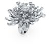Galaxy-ring med laboratoriefremstillede diamanter, 9,5 ct i alt, blandede former, 18K hvidguld Galaxy-ring med laboratoriefremstillede diamanter, 9,5 ct i alt, blandede former, 18K hvidguld