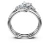 Galaxy-ringe-sæt (2), laboratoriefremstillede diamanter 1,4 ct i alt, pæreform, 14K hvidguld Galaxy-ringe-sæt (2), laboratoriefremstillede diamanter 1,4 ct i alt, pæreform, 14K hvidguld