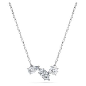 Galaxy-vedhæng med laboratoriefremstillede diamanter, 0,82 ct i alt, blandede former, sterlingsølv