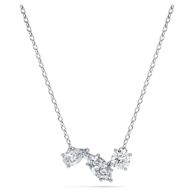 Galaxy-vedhæng med laboratoriefremstillede diamanter, 0,82 ct i alt, blandede former, sterlingsølv Galaxy-vedhæng med laboratoriefremstillede diamanter, 0,82 ct i alt, blandede former, sterlingsølv