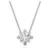 Galaxy-vedhæng med laboratoriefremstillede diamanter, 1,05 ct i alt, rund form, 14K hvidguld Galaxy-vedhæng med laboratoriefremstillede diamanter, 1,05 ct i alt, rund form, 14K hvidguld