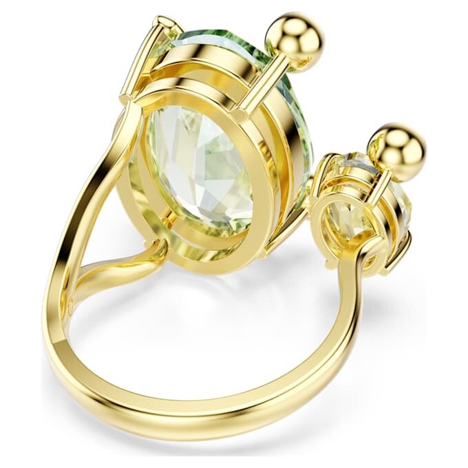 Gema åben ring med blandede slibninger, flerfarvet, guldbelagt Gema åben ring med blandede slibninger, flerfarvet, guldbelagt