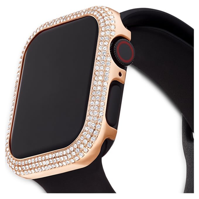 Glitrende urkasse til Apple Watch® Series 4 & 5, 40 mm, rosaguldfarvet Glitrende urkasse til Apple Watch® Series 4 & 5, 40 mm, rosaguldfarvet