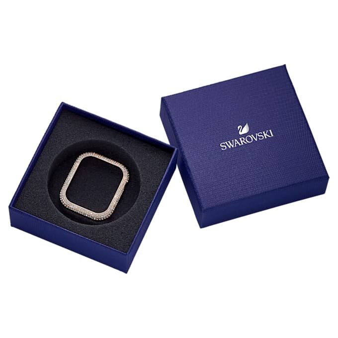 Glitrende urkasse til Apple Watch® Series 4 & 5, 40 mm, rosaguldfarvet Glitrende urkasse til Apple Watch® Series 4 & 5, 40 mm, rosaguldfarvet