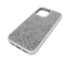 High Smartphone-etui med flade krystaller, iPhone® 17, sølvfarvet